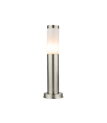Candeeiro pilar ext.inox cilind. opal 60W/E27-3158 Iluminame #1 - ILU1285