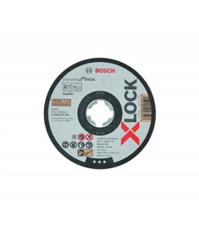 Lata 10Discos X-LCOCK Standard Inox 125 -2.608.619.267-Bosch - BCH5570