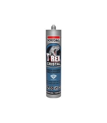 T-Rex Cristal cola e veda -Transparente 290ml 118694 Soudal - SOU1008
