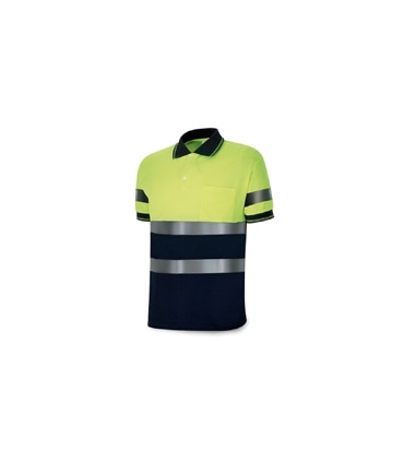 Polo alta visibilidade azul/ amarelo Tam. L - 1288-POLFY/A - SEG1945