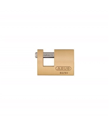 Cadeado rectangular de latão 82/63 C N - ABUS - ABU1002
