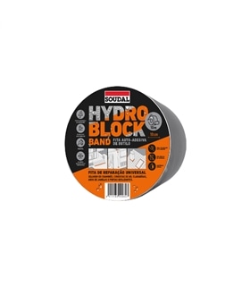 Cinta adesiva aluminio Hydro Block Band 7,5x10Mt - Soudal - SOU1138