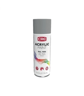 Spray Acrílico Aluminio Branco Brilhante RAL9006 400ml CRC - SPR1850