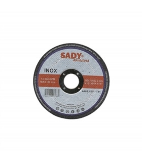 Disco corte inox  125 x 1.0 - 193 - Sady - DIS1565