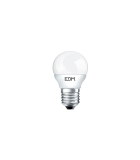 Lampada LED Esférica E27 7W 600 Lumens 3.200K Luz Quente EDM - LAM1738