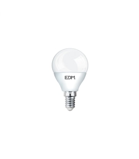 Lampada LED Esférica E14 7W 600 Lumens 3.200K Luz Quente EDM - LAM1740