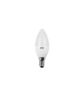 Lampada LED VELA E14 7W 600 Lumens 6.400K Luz Fria EDM - LAM1741