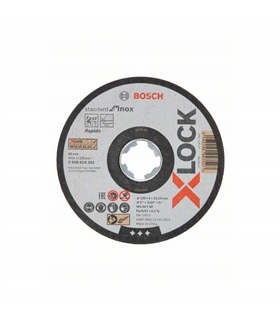 Disco corte inox X-LOCK - 125x1x22,23mm -2.608.619.262 BOSCH - BCH5505