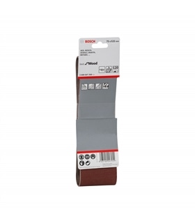 Cinta de lixa p/lixadeiras rolo 75x533mm G120 Bosch 3 unid - BCH5536