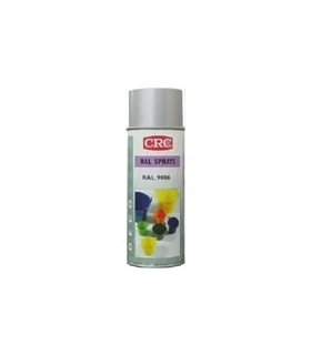 Spray deco ral 9006 cinzento aluminio branco 400ml CRC - SPR1219