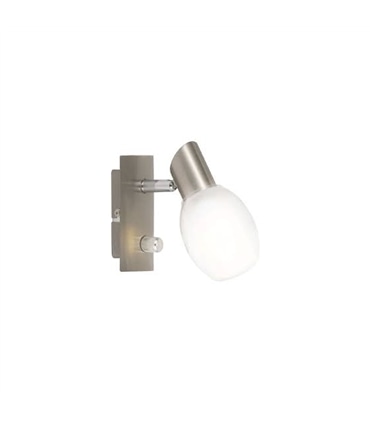 Aplique ESL Spot ni-mate chrom vidro 9W/G9 incl. Iluminame - ILU1224