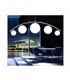 Candeeiro susp.nic.vidro fosco 40W/G9-1582-5 Iluminame - ILU1259