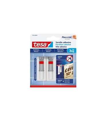 Parafuso adesivo Branco 3Kg 2un - 77765 - Tesa - TES1163