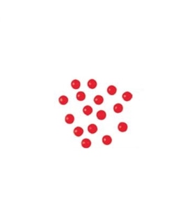 Missangas redonda vermelha 3mm - 100pçs - 321-26-003 - PES3561