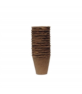 Vasos de turfa redondos 6cm 24 unid.  Nortene - JAR1733