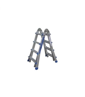 Escada alum. multiposições 4x4 degraus - Uso Domestico - ESC1014