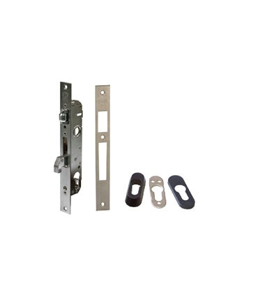 Fechadura embutir p/aluminio Ref 730x25 Inox - AMIG - AMI1241