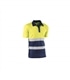 Polo alta visibilidade azul/amarelo - Gales HV720/XL - JUBA - SEG2509
