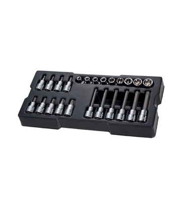 Jogo Chaves de Caixa 24pçs TORX 1/2" - STMT1-74176 - Stanley - STY2328