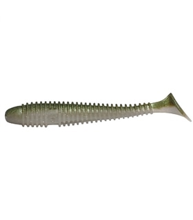Rapture Ribbed Swing Shad 9.5cm 7un Water&Prl - PES3500