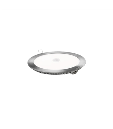 Downlight LED encastrar redondo Prata C/sensor 18W 6400K - ILU1605