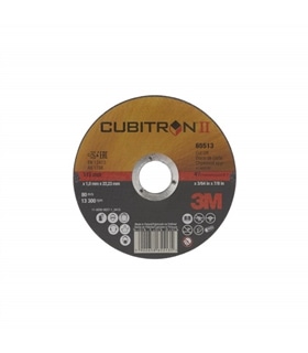 Disco corte metal -115x1.0x22.23mm - Cubitron - 3M - 3MM1366