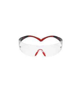 Óculos Protecçao Incolor Vermelho - SF401SGAF - 3M - 3MM1408
