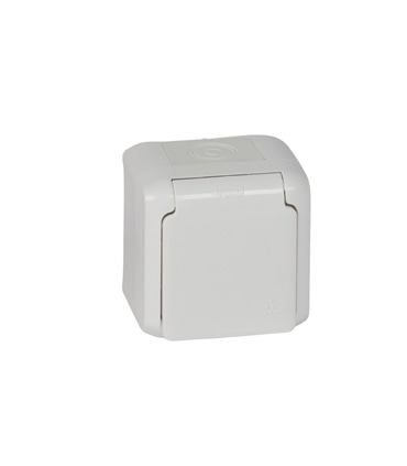Tomada 2P+T 16A obt. cinza - 782393 - Forix - Legrand - LEG1178