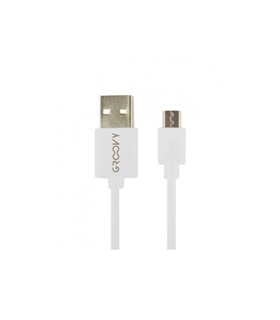 Cabo Micro USB 1A for Android - BRANCO - MED1295