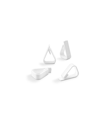 Pinças para prender toalhas branco 4 unid 1190-2 Inofix - INO1401