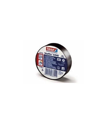 Fita isoladora preto 10m x 15mm Tesa Tesaflex - TES1134
