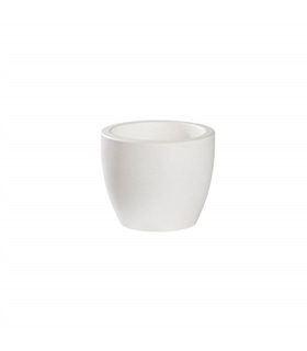 Vaso polietileno branco base 30cm - BAS30BL - JAR1408