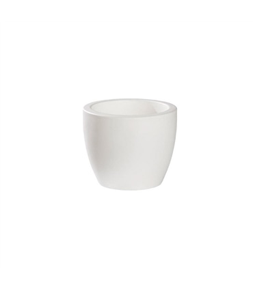 Vaso polietileno branco base 40cm - BAS40BL - JAR1409