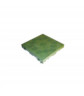 Pavimento multiuso perfurado verde 40x40 h.5 - 0009V - HID1265