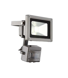 Projector ext. led 1x10w 6400k c/sensor - 34107S - Iluminame - ILU1344