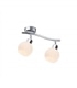Aplique Siony cromo 250x175 2xGU10 led - 56963-2 Iluminame - ILU1345