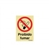 Sinal sinalux 15x20cm T/1 Nº P1675 Proibido Fumar - SEG01128