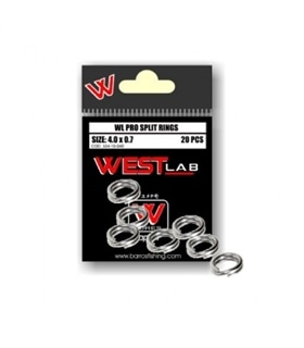West lab - Split rings 4.5x0.8 - 20pçs - 334-10-045 - PES1253