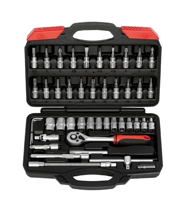Conj. chaves roquete 1/4" - 46pçs - SEH000700 - SGO1162