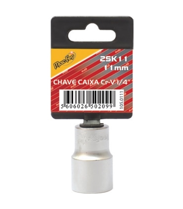 Chave caixa CR-V 1/4" Macfer 2SK12 - 12mm - 105.0112 - MAC1106