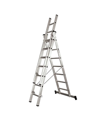 Escada eco aluminio tripla - 5Mt - Uso Domestico - ESC1117