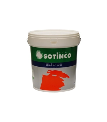 Ediplas tinta plástica branco 1L Sotinco - SOT1424