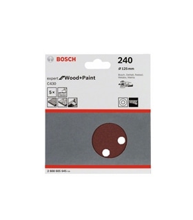Disco de lixa 125mm G240 2 608 605 645 - BOSCH - BCH3893