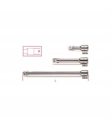 Extensoes C/ Quadras M. e F. 1/2" -920/21 - Beta - BET04502
