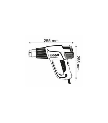 Pistola de ar quente - Bosch - GHG 660 LCD - 0.601.944.703 - BCH2036