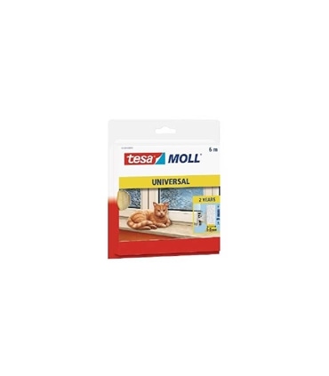 Fita de espuma branca 6Mtx9mm Tesa Moll Universal - TES1001