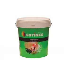 Lacosilk branco 1Lt -Tinta plastica acetinada- Sotinco - SOT1057