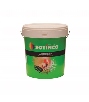 Lacosilk - branco - 15L - Tinta plastica acetinada - Sotinco - SOT1059