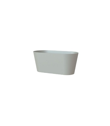 Floreira Porto 30cm cinza Claro - JAR2470