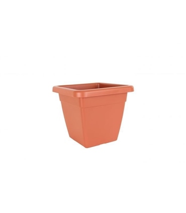 Vaso Venezia Quadrado 40cm Terracota - JAR2475